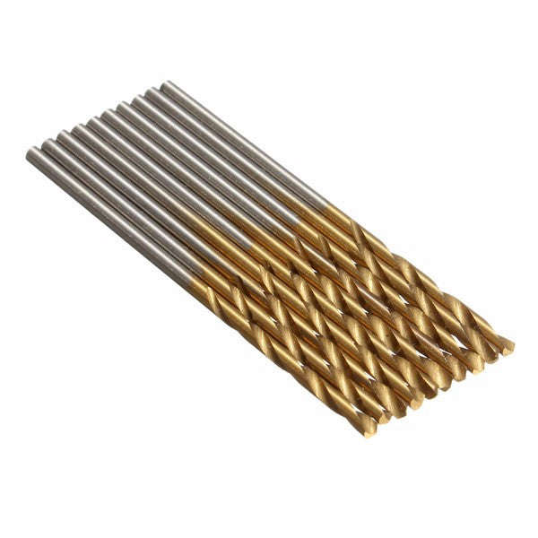 *LOCAL STOCK* 50PCS 1/1.5/2/2.5/3mm Titanium Coated HSS Steel Drill Bit Set