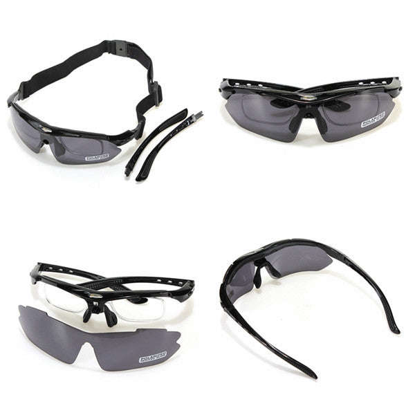 RockBros Polarized Cycling Sunglasses Bike Glasses - Red