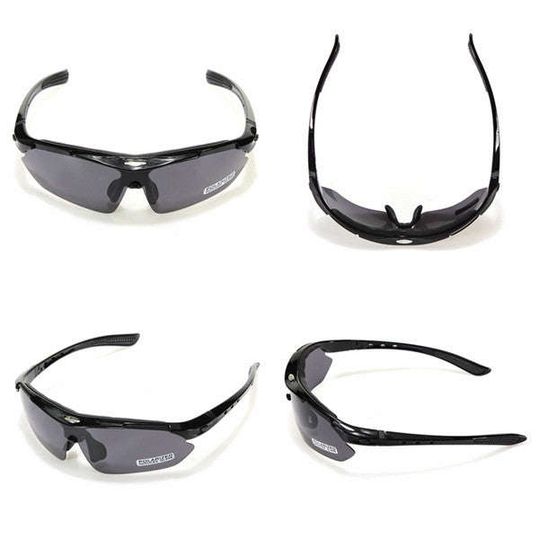 RockBros Polarized Cycling Sunglasses Bike Glasses - Red