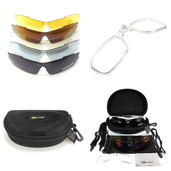 RockBros Polarized Cycling Sunglasses Bike Glasses - White