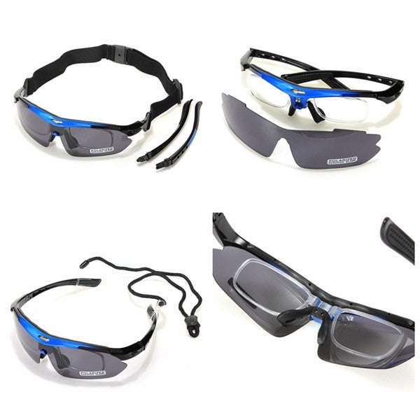 RockBros Polarized Cycling Sunglasses Bike Glasses - Red