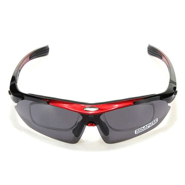 RockBros Polarized Cycling Sunglasses Bike Glasses - Red