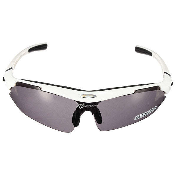 RockBros Polarized Cycling Sunglasses Bike Glasses - White