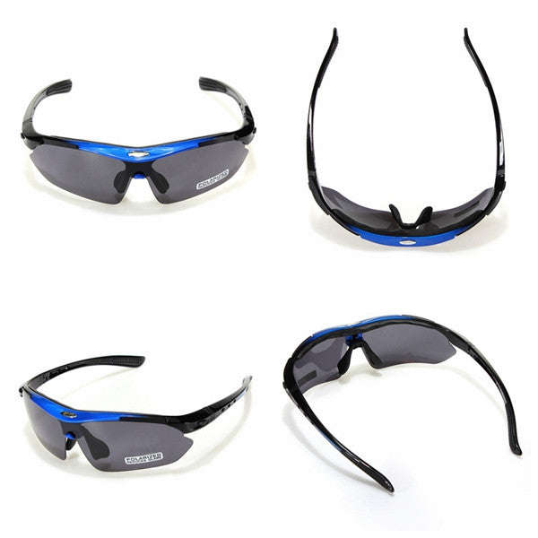 RockBros Polarized Cycling Sunglasses Bike Glasses - Red