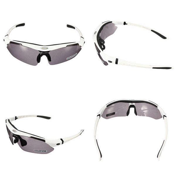 RockBros Polarized Cycling Sunglasses Bike Glasses - White
