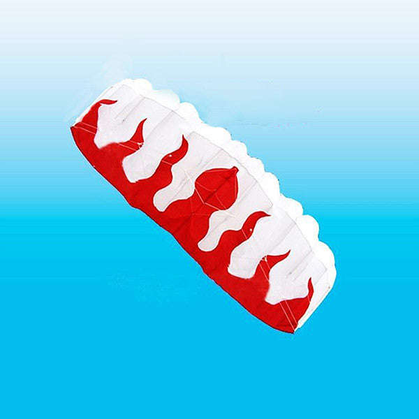 Braided Line Flame Parachute Sports Beach Kite