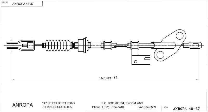 Clutch Cable Kia Picanto