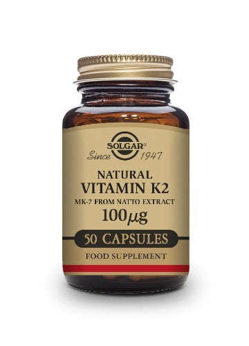 Solgar Vitamin K2 100 g Vegetable Capsules