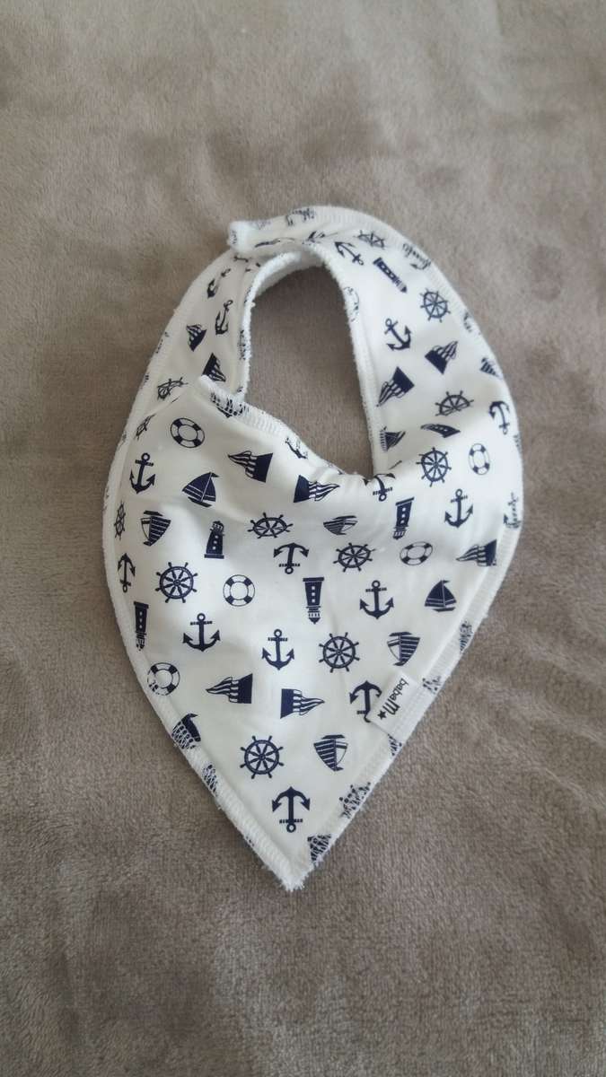 Bandana Bib - Nautic Sailor