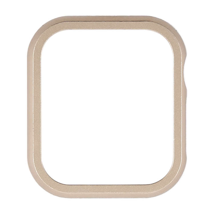 Metal Front Frame Protective Case For Apple Watch Series 6 / 5 / 4 / Watch SE 44mm(Gold)
