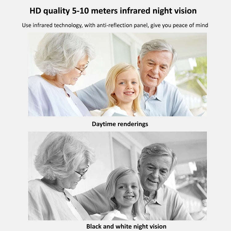 YH001 720P HD 1.0 MP Wireless IP Camera, Support Infrared Night Vision / Motion Detection / APP C...