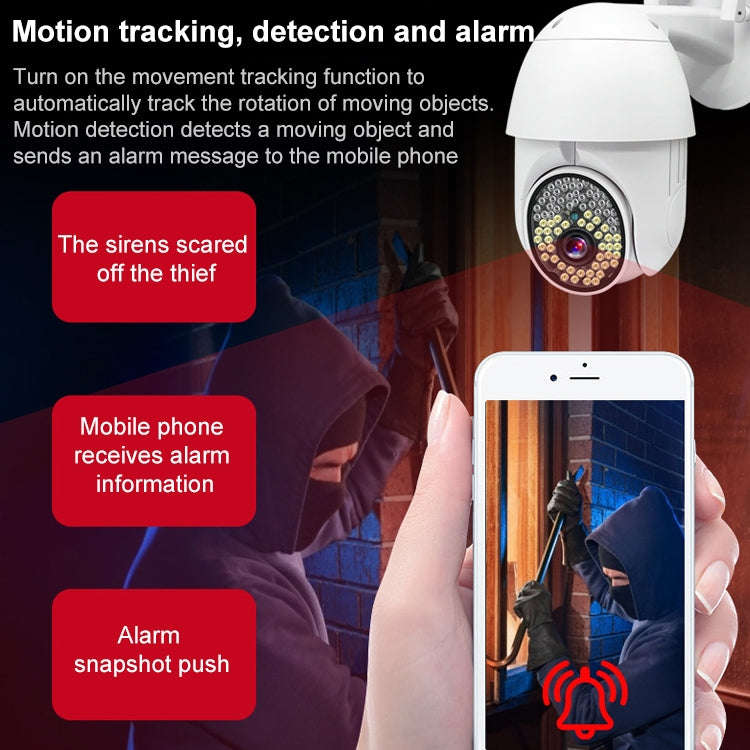 QX38 1080P WiFi High-definition Surveillance Camera Outdoor Dome Camera, Support Night Vision & T...