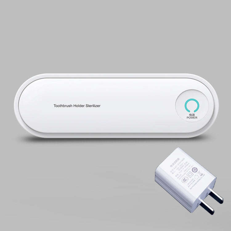 Toothbrush Dryer Bathroom Wall-mounted Toothbrush Holder, Plug-in Powered with US Plug