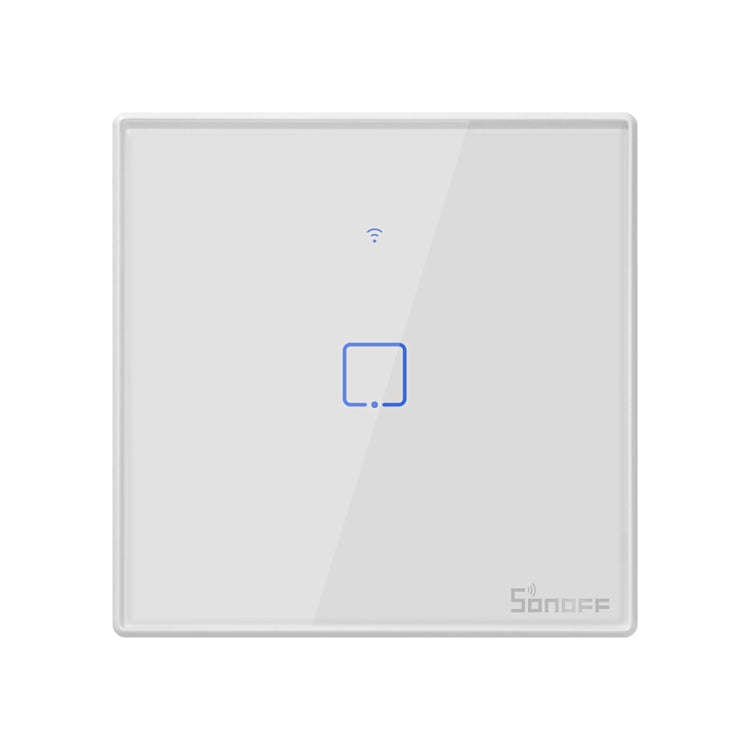 Sonoff T2 Touch 86mm Tempered Glass Panel Wall Switch Smart Home Light Touch Switch, Compatible w...
