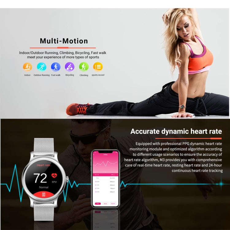 SMA-R2 1.3 inches IPS Screen Smart Watch IP65 Waterproof,Support Call /Message Reminder /Dual-mod...