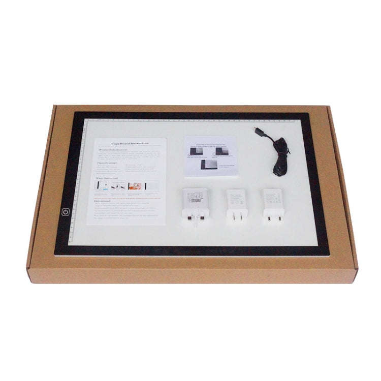 8W 5V LED USB Stepless Dimming A3 Acrylic Scale Copy Boards Anime Sketch Drawing Sketchpad with U...