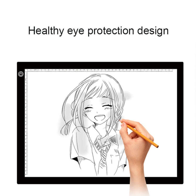 8W 5V LED USB Stepless Dimming A3 Acrylic Scale Copy Boards Anime Sketch Drawing Sketchpad with U...