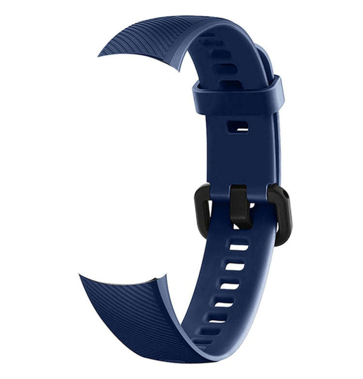 Solid Color Silicone Watch Band for Huawei Honor Band 4(Aqua Blue)