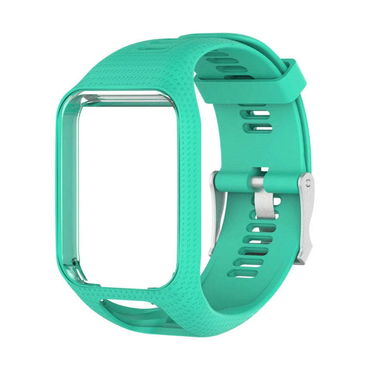 Silicone Sport Watch Band for Tomtom Runner 2/3 Series (Mint Green)