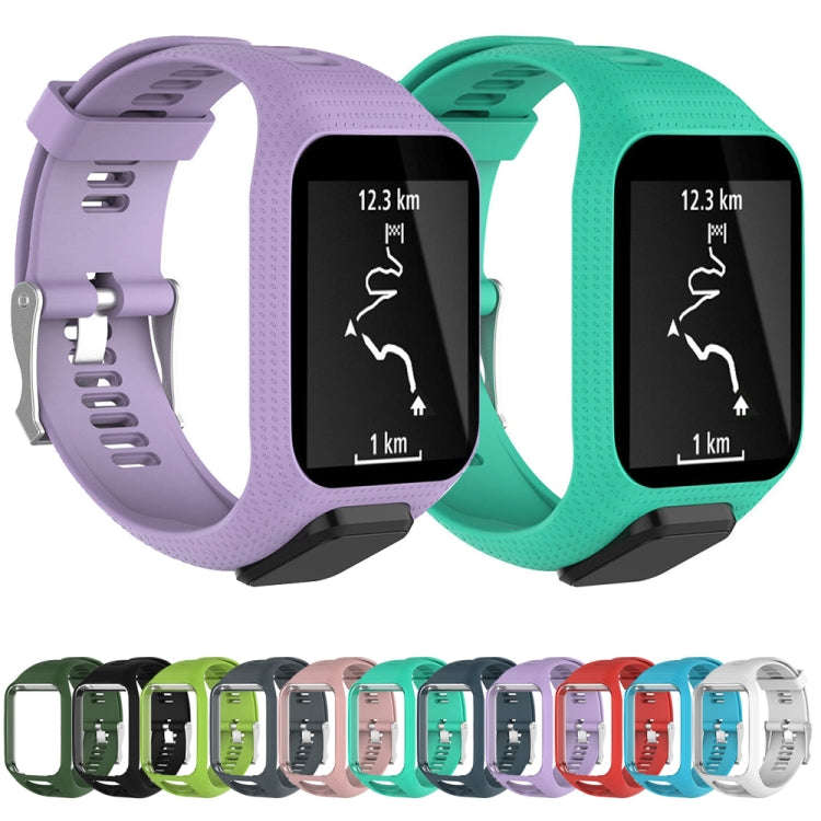 Silicone Sport Watch Band for Tomtom Runner 2/3 Series (Grey)