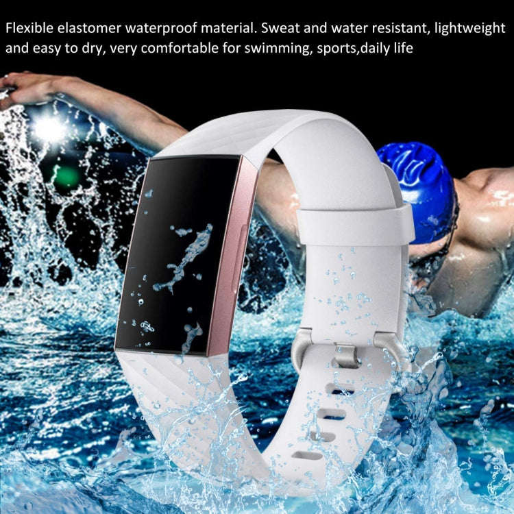 Diamond Pattern Adjustable Sport Watch Band for FITBIT Charge 2, Size: S, 10.5x8.5cm(Red)