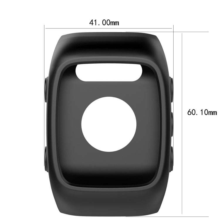 Smart Watch Silicone Protective Case for POLAR M430(Black)