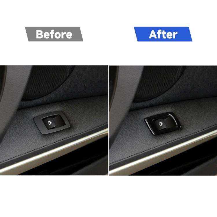 For BMW 3 Series E90/320i/325i 2005-2012 Car Carbon Fiber Right Drive Window Lifting Panel withou...