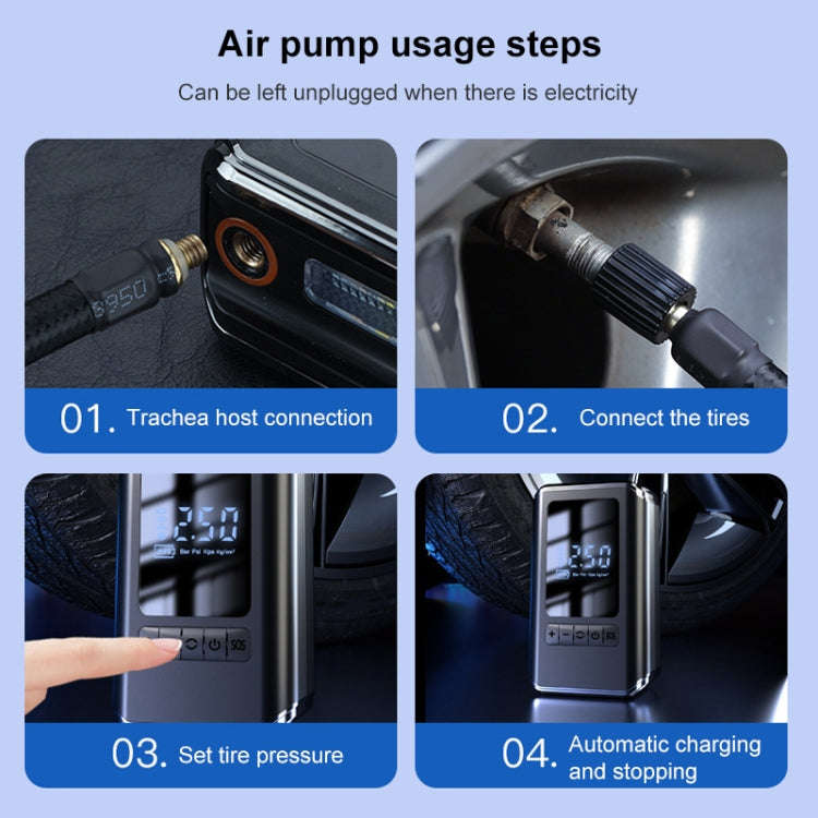 CX-229 Car Portable Air Pump Smart Wireless Tire Air Pump