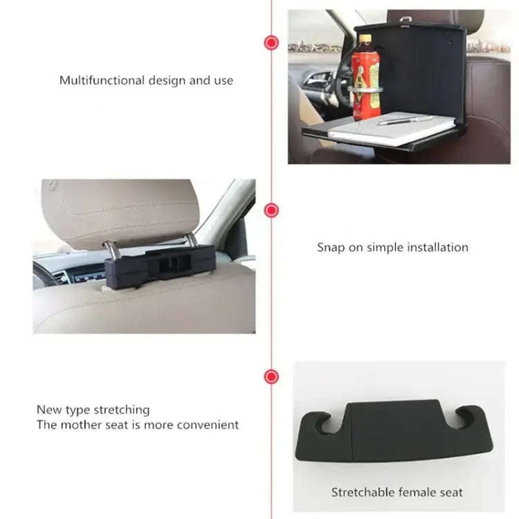 Car Folding Computer Table Chair Back Dining Table