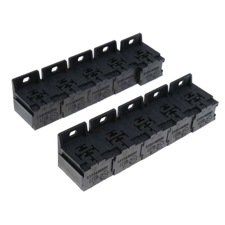 30A-80A Relay Base Holder 5-pin Socket with 50 Pieces Terminals