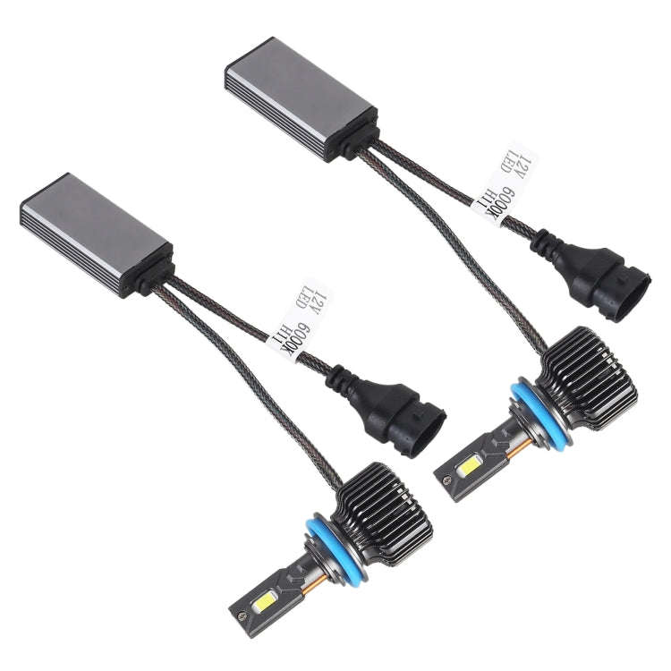 K11 1 Pair H11 12V / 85W / 6000K / 9000LM Car LED Headlight (White Light)