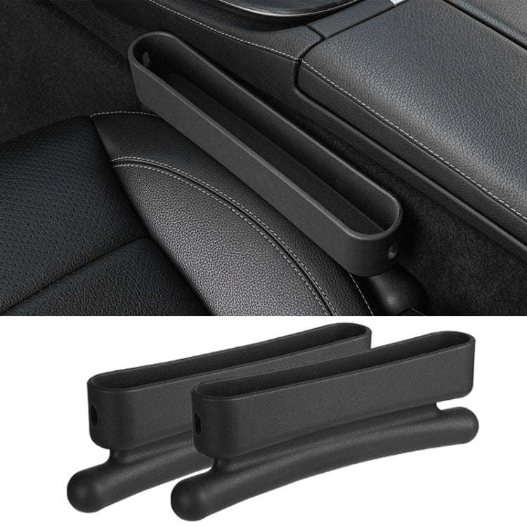 Car Gap Storage Box Multifunctional Car Seat Crevice Storage Box, Specification: 1 Pair (Black)