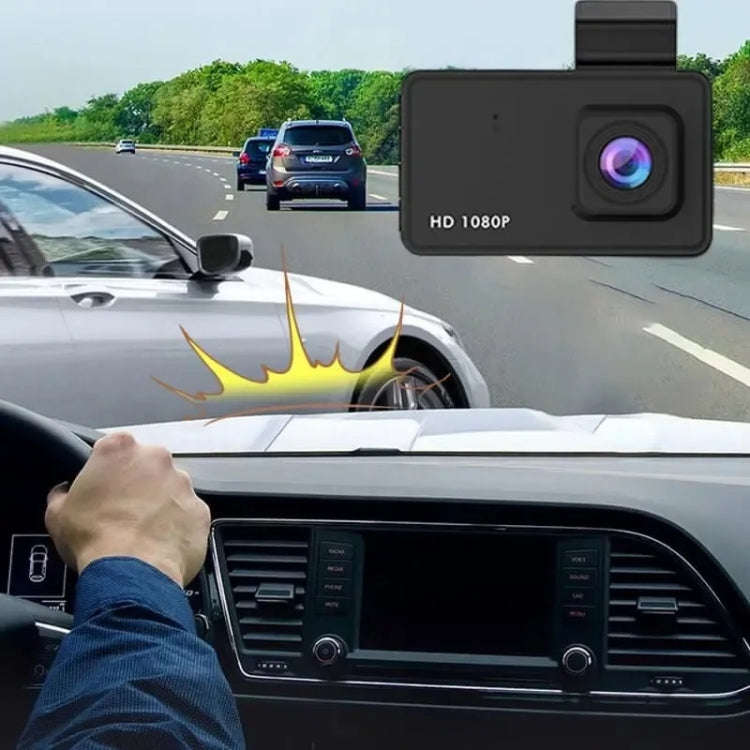 Q3 3 inch Car 1080P HD Single Recording Driving Recorder, Supports Automatic Loop Recording