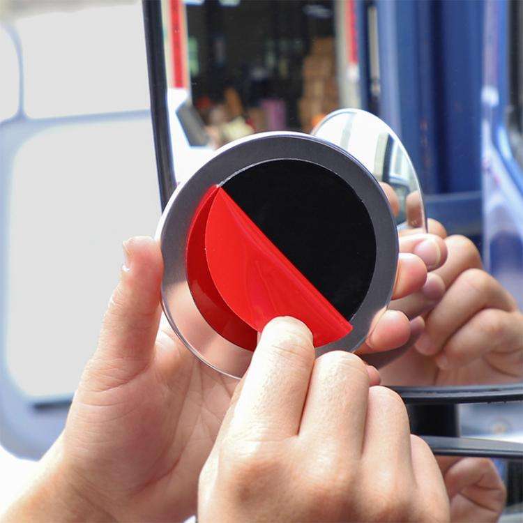 3R-020 One Pair 50mm Slim Car Blind Spot Mirror Wide-view Rear-view Mirror (Silver)