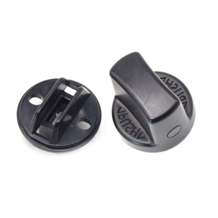 Keyless Ignition Switch Knob Cover 4408A167 4408A031 for Mitsubishi Outlander / Mazda (Black)