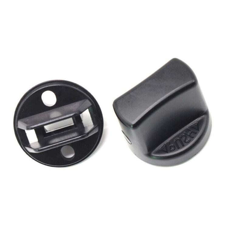 Keyless Ignition Switch Knob Cover 4408A167 4408A031 for Mitsubishi Outlander / Mazda (Black)