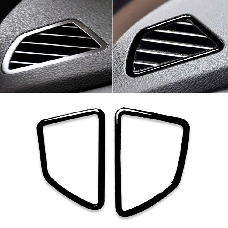 2pcs / Set Car Left Drive Dashboard Air Outlet Frame Decorative Sticker for BMW X5 E70 / X6 E71 2...