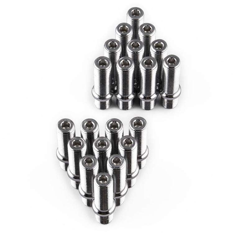 20pcs / Set 5.8cm Universal Car Modification Extended Wheels Stud Conversion M14x1.5 to M14x1.5 S...