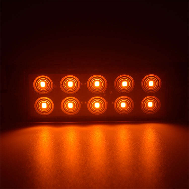 2pcs Car / Truck 10LEDs Side Marker Indicator Lights Bulb Lamp (Orange)