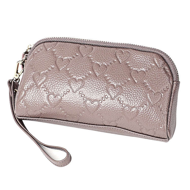 2025 Multifunctional Litchi Texture Women Large Capacity Hand Wallet Shell bag with Card Slots(Pa...