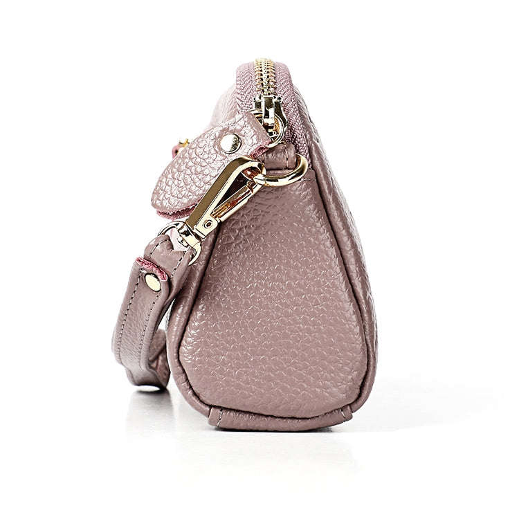 2025 Multifunctional Litchi Texture Women Large Capacity Hand Wallet Shell bag with Card Slots(Pa...