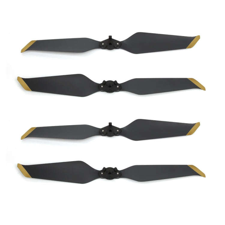 2 Pairs 8743F Low Noise Quick-release Propellers for DJI Mavic 2 Pro / Zoom (Black+Gold)