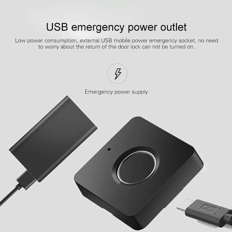 T4 Micro USB Charging Drawer Cabinet Door ABS Smart Fingerprint Lock