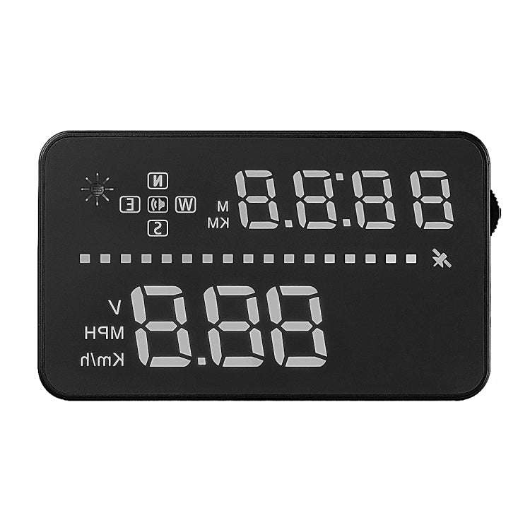 A3 3.5 inch Car GPS HUD / OBD Vehicle-mounted Gator Automotive Head Up Display Security System wi...
