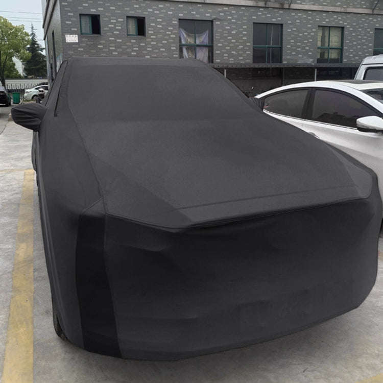 Anti-Dust Anti-UV Heat-insulating Elastic Force Cotton Car Cover for SUV, Size: L, 4.78m~5.04m(Bl...