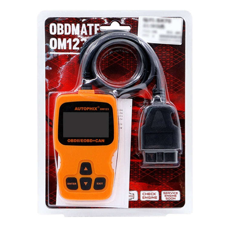 AUTOPHIX OM123 Car Portable OBD2 Scanner Car Diagnostic Tool OBD 2 Automotive Scanner EOBD Code R...