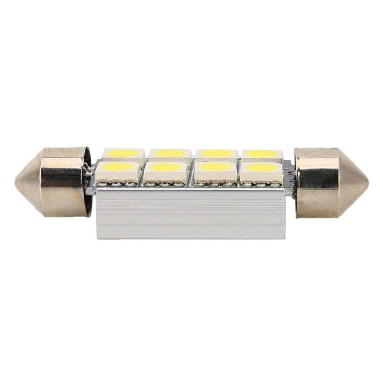 10 PCS 41mm DC12V / 2W / 7000K / 80LM 8LEDs SMD-5050 Car Reading Lamp(White Light)