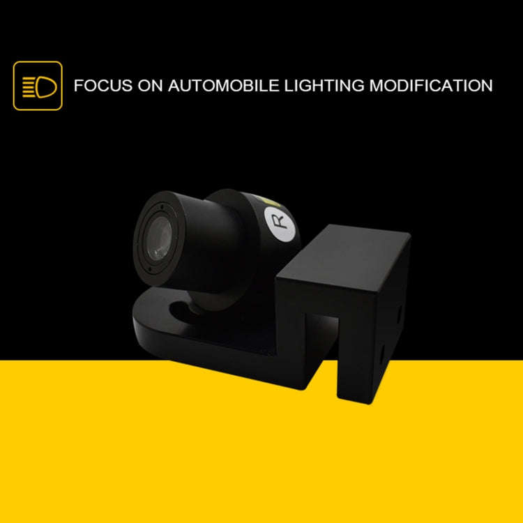 2 PCS DC 8-36V Ghost Shadow Courtesy Angel Wings Projection Lamp Car Door LED Welcome Lights(Red ...