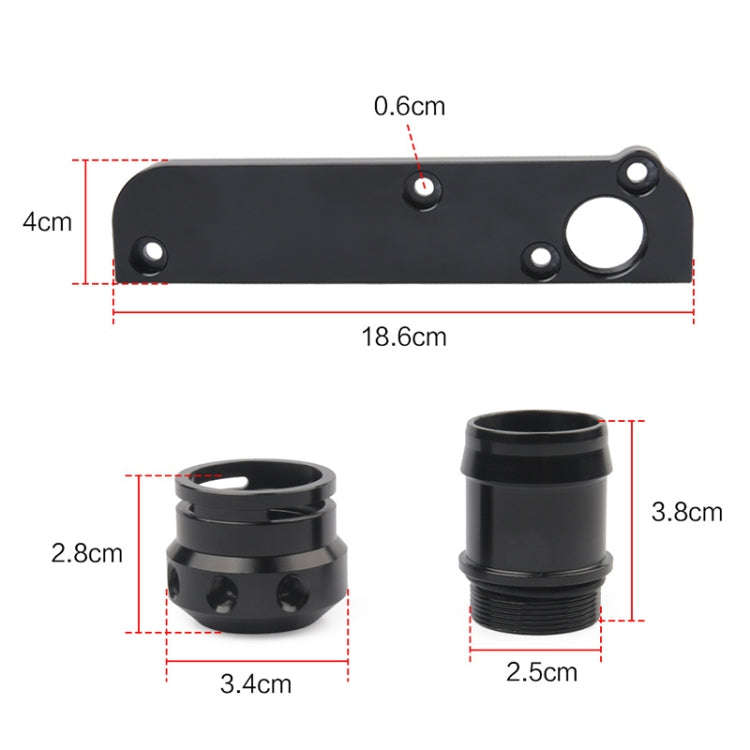 Modified Forged PCV Care Board Kit PCV Delete Plate for Audi / Volkswagen Golf PCV Vacuum Adapter