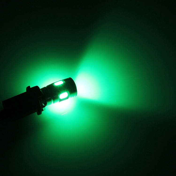 2PCS T10 3W 6 SMD 5630 LED Error-Free Canbus Car Clearance Lights Lamp, DC 12V(Green Light)